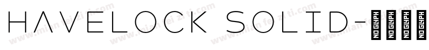 Havelock Solid字体转换